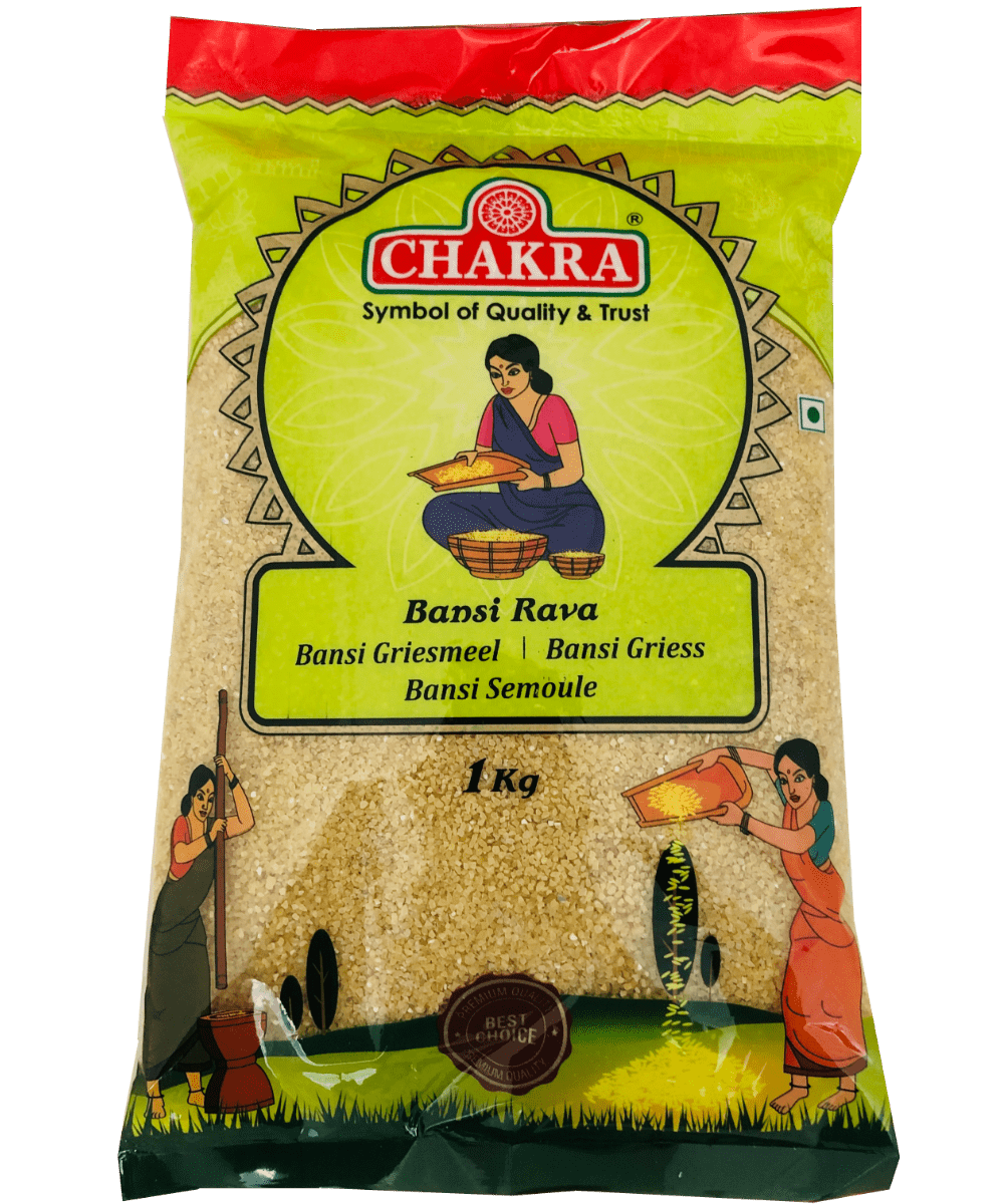 Chakra Bansi Medium Rava 1 kg (Upma Lapsi)